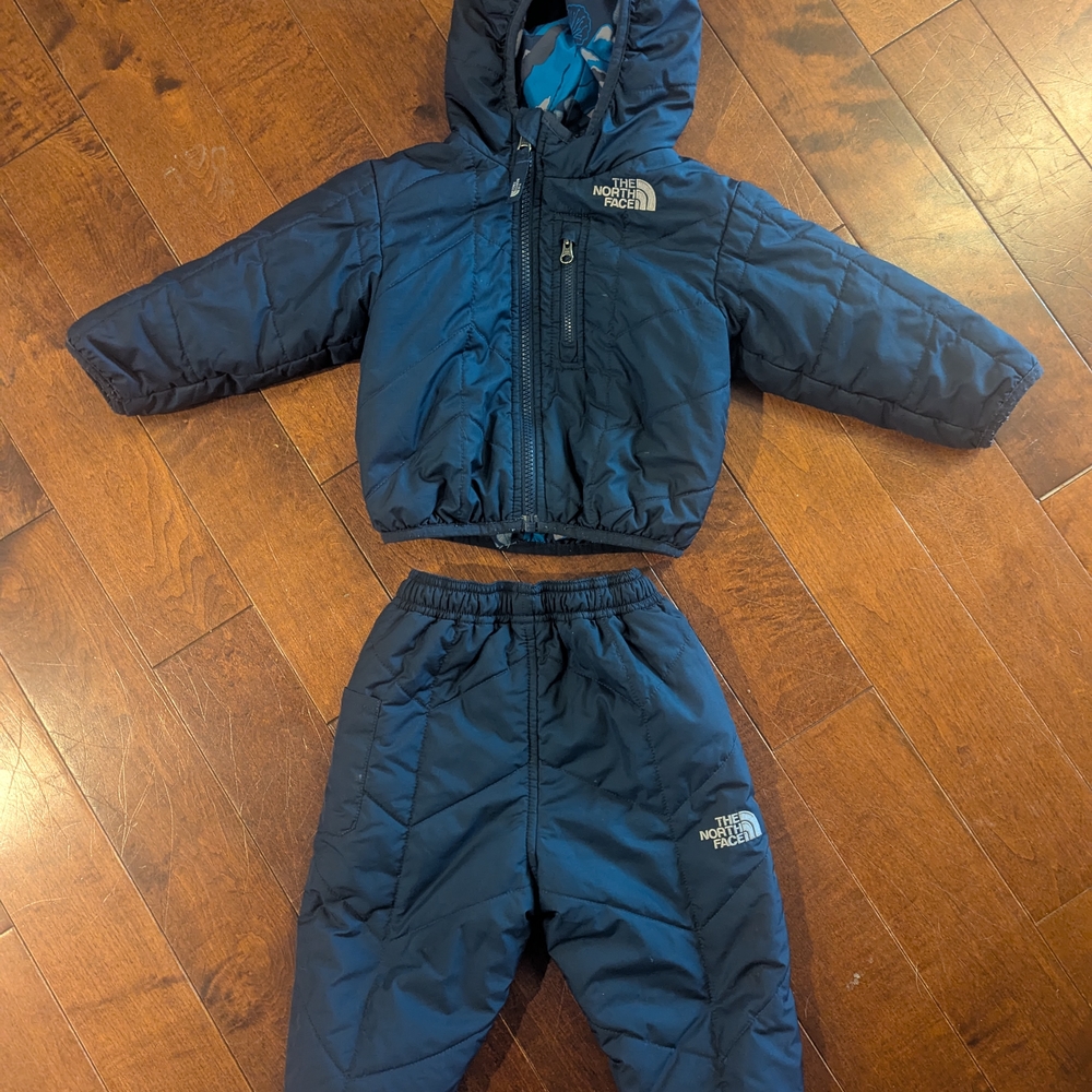 The North Face Navy Blue Kids' Snowsuit
